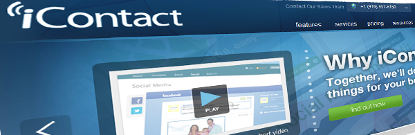 iContact at number 8 in the top 10 email marketing tools for small business